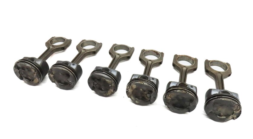 15-19 BMW 335i 435i 535i 640i 740i X1 X3 X4 X5 X6 - 3.0L N55 ENGINE PISTON SET 6