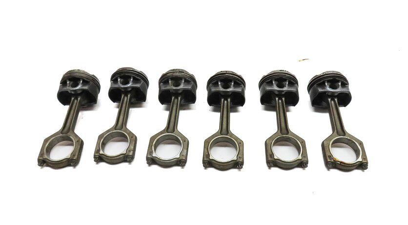 Thumbnail 5: 15-19 BMW 335i 435i 535i 640i 740i X1 X3 X4 X5 X6 - 3.0L N55 ENGINE PISTON SET 6