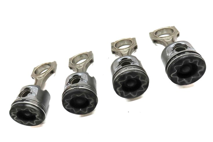 Thumbnail 4: 14-18 BMW 328 X3 (F30 F25) 2.0L TURBO DIESEL ENGINE PISTON & CONNECTING ROD SET4