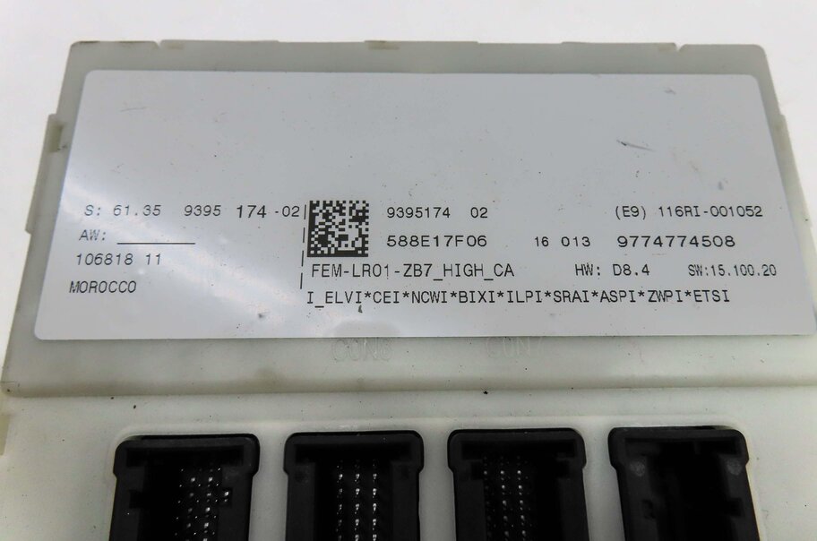 Thumbnail 5: 2016 BMW 328d (F30) 2.0L TURBO N47T DIESEL BODY BCM ECM ENGINE MODULE KEY & SET