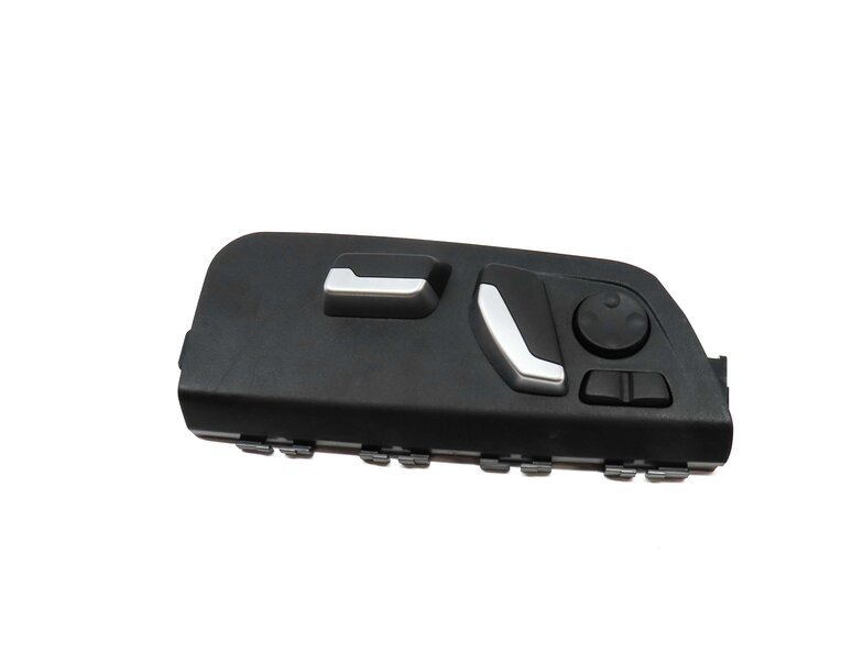 Thumbnail 2: 2016 BMW 328d (F30) FRONT RIGHT PASSENGER SEAT ADJUST SWITCH w/ LUMBAR (BLACK)