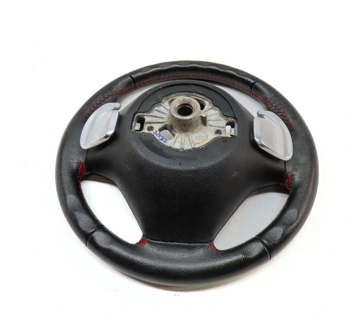 Thumbnail 5: 13-18 BMW 3 4 SERIES F30 F32 3 SPOKE STEERING WHEEL w/ SWITCHES PADDLES (BLACK)