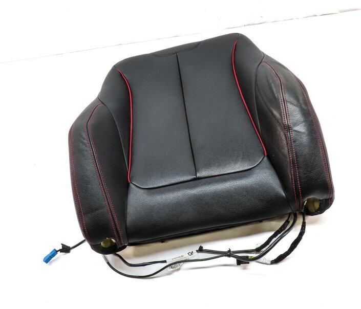 Thumbnail 3: 2016 BMW 328d (F30) FRONT LEFT DRIVER UPPER HEATED SPORT SEAT CUSHION (BLACK)