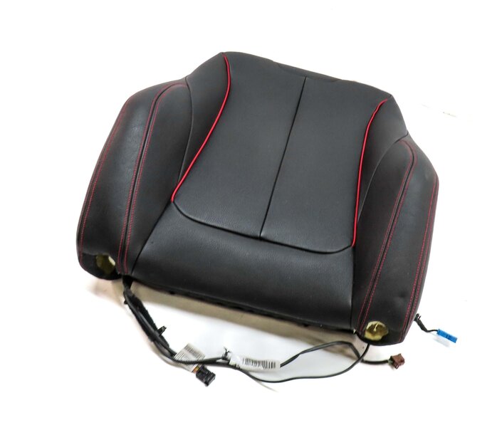 2016 BMW 328d F30 FRONT RIGHT PASSENGER UPPER HEATED SPORT SEAT CUSHION (BLACK)
