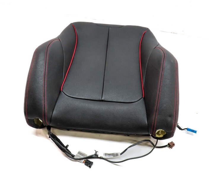 Thumbnail 2: 2016 BMW 328d F30 FRONT RIGHT PASSENGER UPPER HEATED SPORT SEAT CUSHION (BLACK)