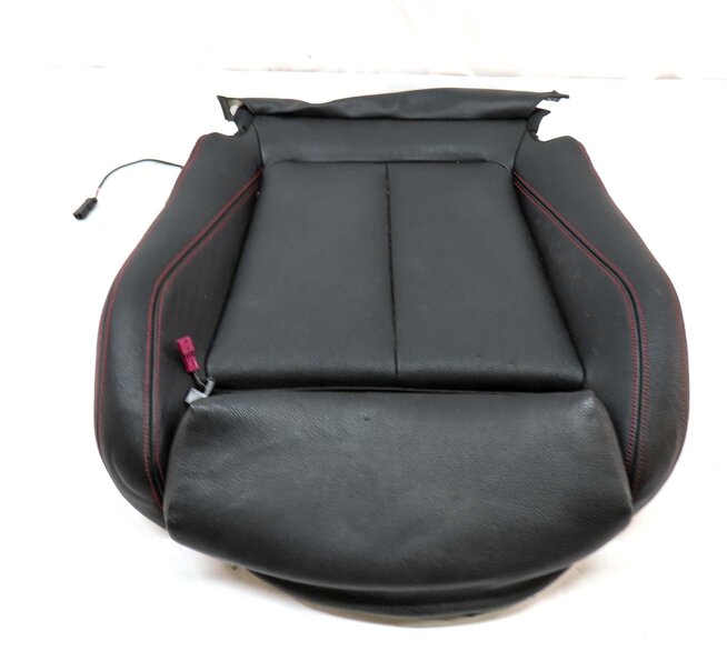 Thumbnail 2: 2016 BMW 328d F30 FRONT RIGHT PASSENGER LOWER HEATED SPORT SEAT CUSHION (BLACK)