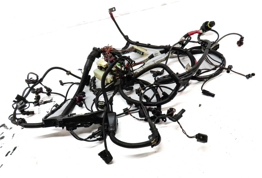 Thumbnail 2: 2016 BMW 328d (F30) 2.0L TURBO DIESEL N47T ENGINE WIRE WIRING HARNESS 8586174