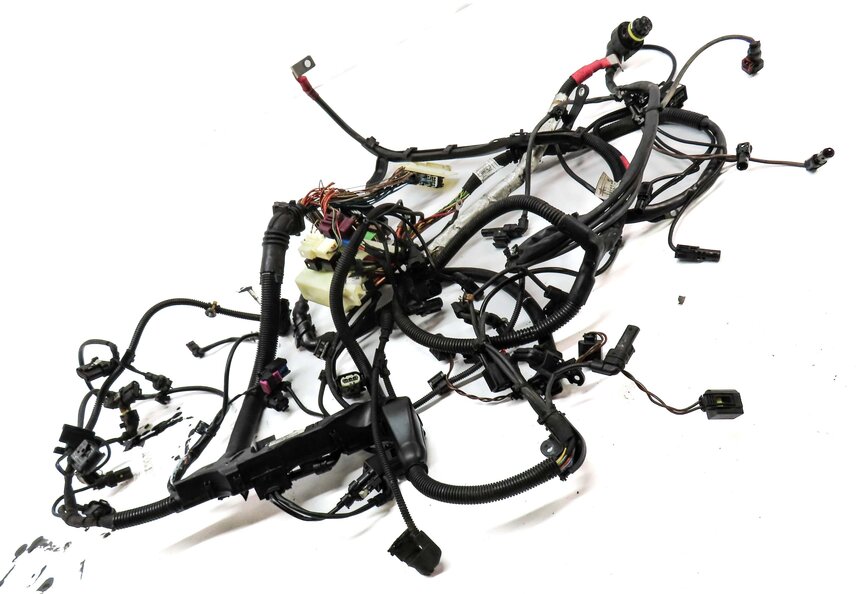Thumbnail 3: 2016 BMW 328d (F30) 2.0L TURBO DIESEL N47T ENGINE WIRE WIRING HARNESS 8586174