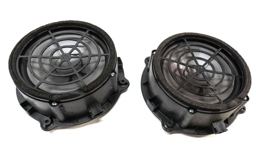 Thumbnail 2: 2014 AUDI Q7 (4L) RADIO STEREO WOOFER MIDRANGE TWEETER BOSE SPEAKER SET 10