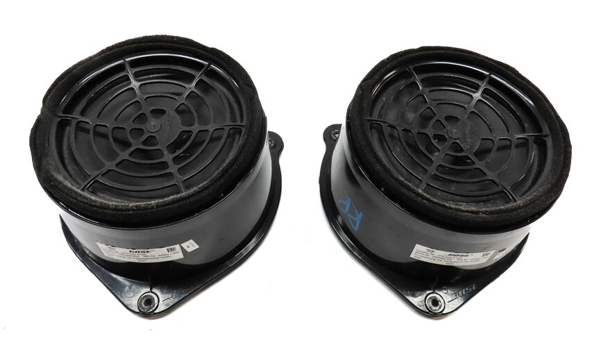 Thumbnail 4: 2014 AUDI Q7 (4L) RADIO STEREO WOOFER MIDRANGE TWEETER BOSE SPEAKER SET 10
