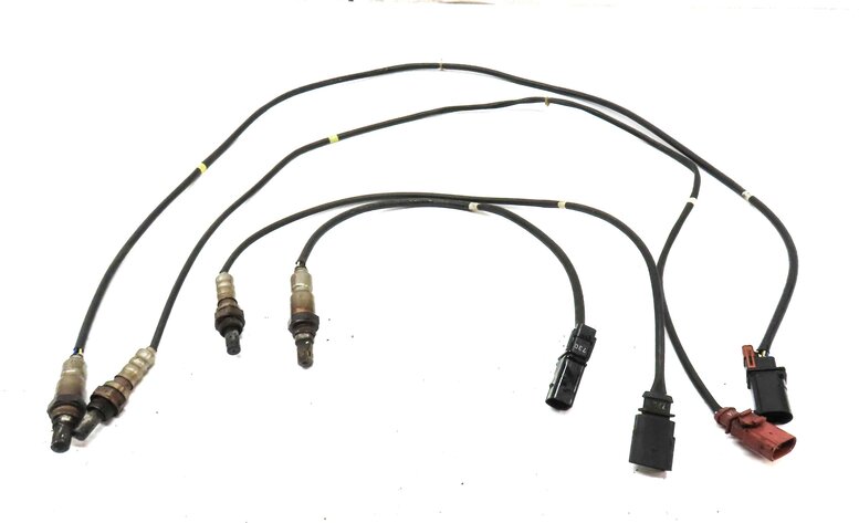 Thumbnail 2: 2014 AUDI Q7 (4L) 3.0L SUPERCHARGED ENGINE PRE POST CAT O2 OXYGEN SENSOR SET 4
