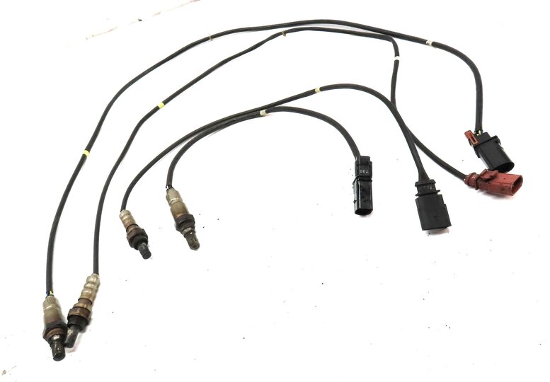 Thumbnail 3: 2014 AUDI Q7 (4L) 3.0L SUPERCHARGED ENGINE PRE POST CAT O2 OXYGEN SENSOR SET 4