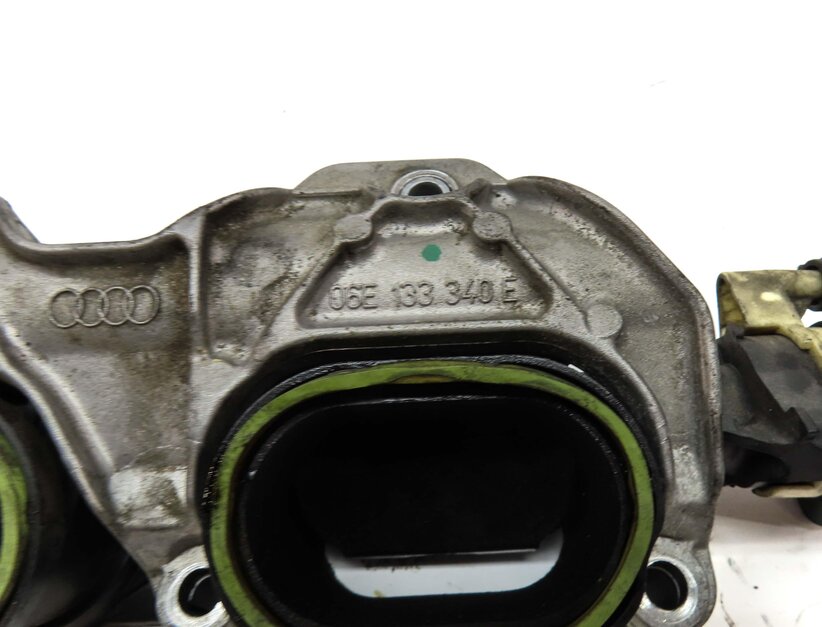 Thumbnail 6: 2014 AUDI Q7 4L 3.0L SUPERCHARGED ENGINE RIGHT LOWER INTAKE MANIFOLD & FUEL RAIL