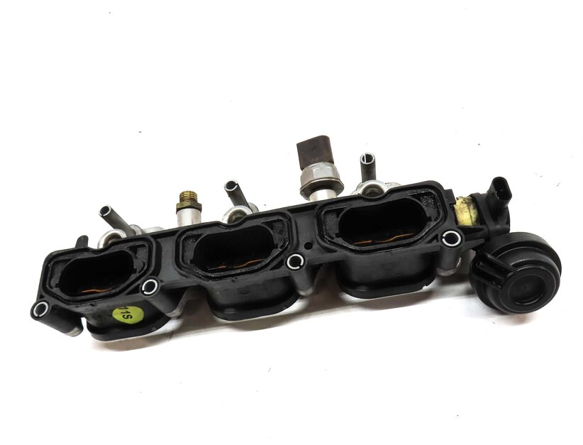 Thumbnail 3: 2014 AUDI Q7 4L 3.0L SUPERCHARGED ENGINE LEFT LOWER INTAKE MANIFOLD & FUEL RAIL