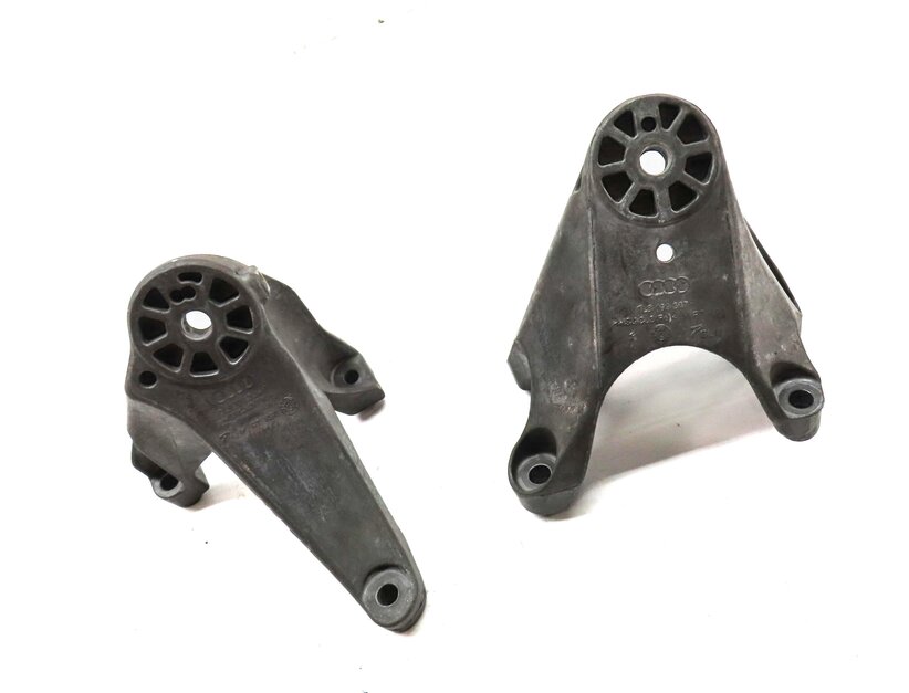 Thumbnail 3: 2014 AUDI Q7 (4L) 3.0L SUPERCHARGED ENGINE LEFT & RIGHT MOTOR MOUNT BRACKET SET2