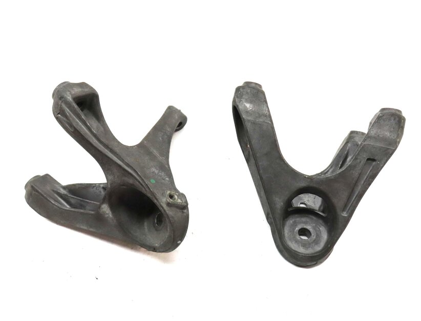 Thumbnail 4: 2014 AUDI Q7 (4L) 3.0L SUPERCHARGED ENGINE LEFT & RIGHT MOTOR MOUNT BRACKET SET2