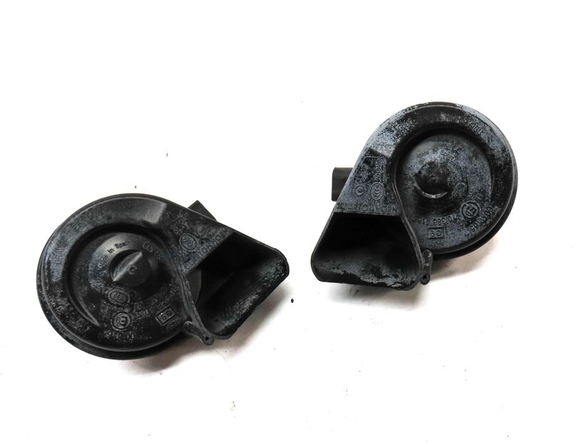 Thumbnail 3: 2007-2015 AUDI Q7 R8 (4L 4S) HIGH & LOW TONE HORN SET-2