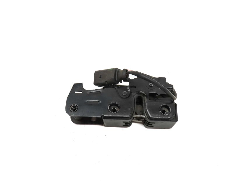 Thumbnail 4: 2014 AUDI Q7 (4L) FRONT LOWER HOOD LOCK LATCH ACTUATOR w/ WIRE HARNESS