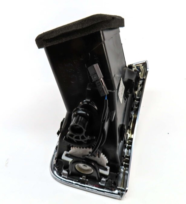Thumbnail 5: 2014 AUDI Q7 (4L) FRONT DASH FAR LEFT OUTER A/C HEATER AIR VENT (BLACK & SILVER)