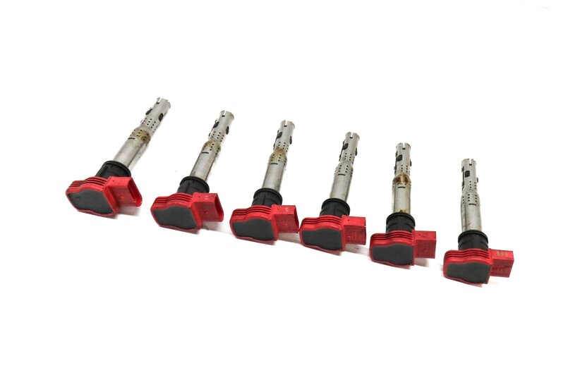 2005-2017 AUDI A4 S4 A5 S5 A6 S6 A7 A8 Q5 SQ5 Q7 R8 S8 - IGNITION COIL SET 6
