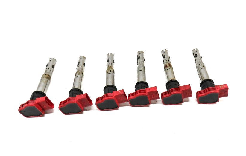 Thumbnail 2: 2005-2017 AUDI A4 S4 A5 S5 A6 S6 A7 A8 Q5 SQ5 Q7 R8 S8 - IGNITION COIL SET 6