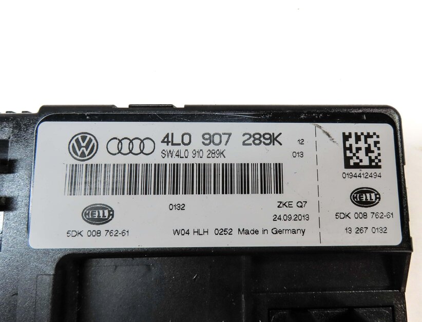 Thumbnail 11: 13-15 AUDI Q7 (4L) 3.0L CTWB SUPERCHARGED ENGINE BCM IMMOBILIZER MODULE KEY SET