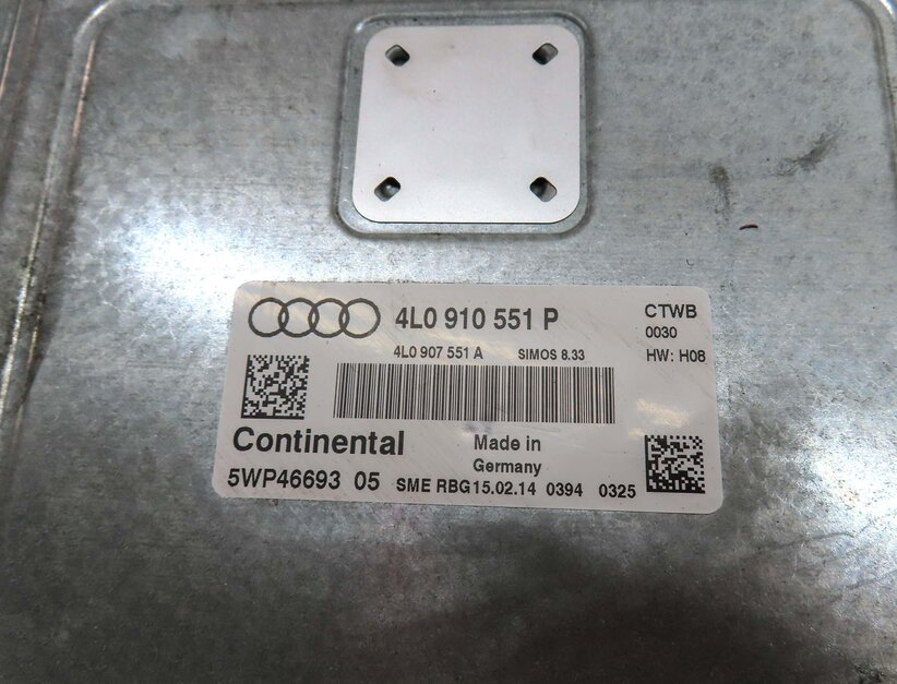 Thumbnail 14: 13-15 AUDI Q7 (4L) 3.0L CTWB SUPERCHARGED ENGINE BCM IMMOBILIZER MODULE KEY SET