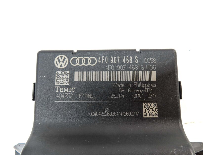 Thumbnail 15: 13-15 AUDI Q7 (4L) 3.0L CTWB SUPERCHARGED ENGINE BCM IMMOBILIZER MODULE KEY SET