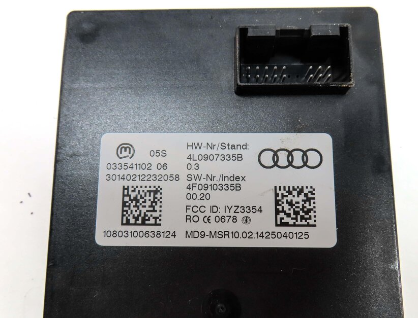 Thumbnail 16: 13-15 AUDI Q7 (4L) 3.0L CTWB SUPERCHARGED ENGINE BCM IMMOBILIZER MODULE KEY SET
