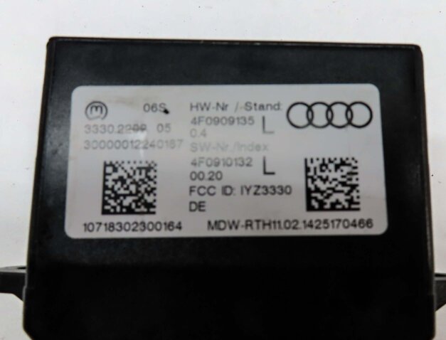 Thumbnail 18: 13-15 AUDI Q7 (4L) 3.0L CTWB SUPERCHARGED ENGINE BCM IMMOBILIZER MODULE KEY SET