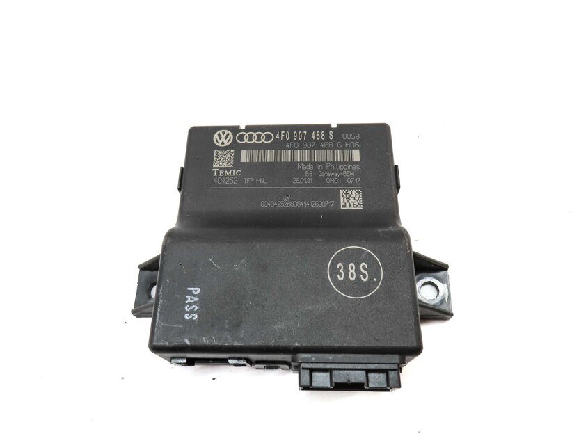 Thumbnail 7: 13-15 AUDI Q7 (4L) 3.0L CTWB SUPERCHARGED ENGINE BCM IMMOBILIZER MODULE KEY SET