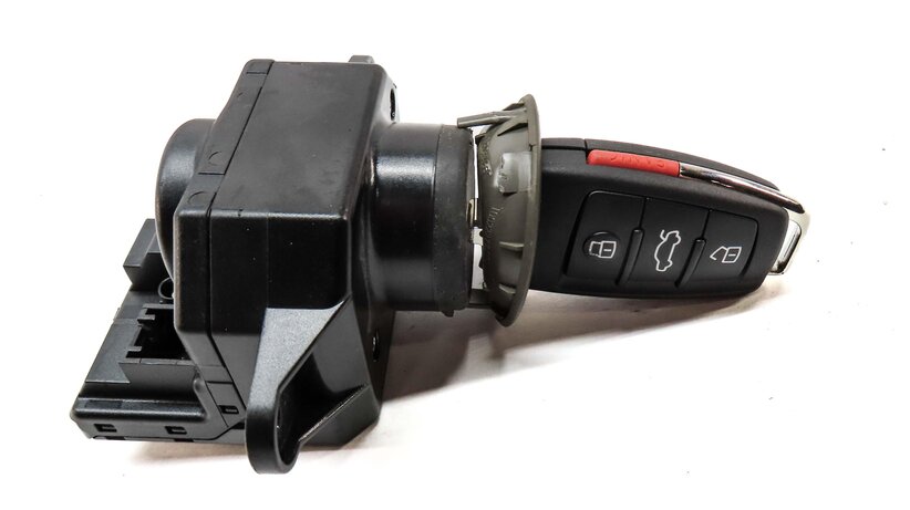 Thumbnail 9: 13-15 AUDI Q7 (4L) 3.0L CTWB SUPERCHARGED ENGINE BCM IMMOBILIZER MODULE KEY SET