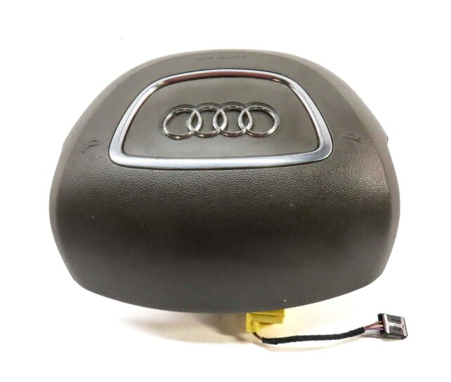 Thumbnail 4: 2011-2015 AUDI Q7 (4L) LEFT DRIVER STEERING WHEEL SRS AIRBAG AIR BAG (BROWN)