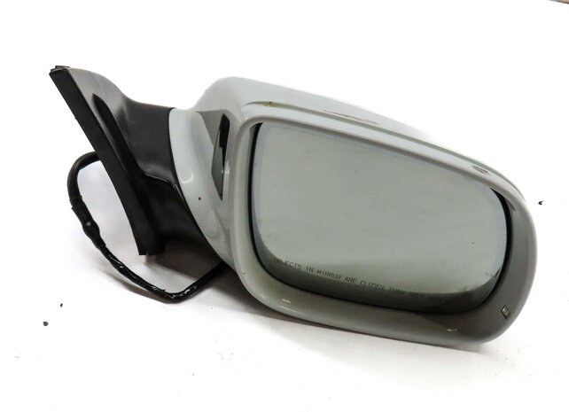 13-17 AUDI Q7 4L RIGHT DRIVER DOOR MIRROR PFOLD HEAT MEMORY AUTODIM BLIND WHITE
