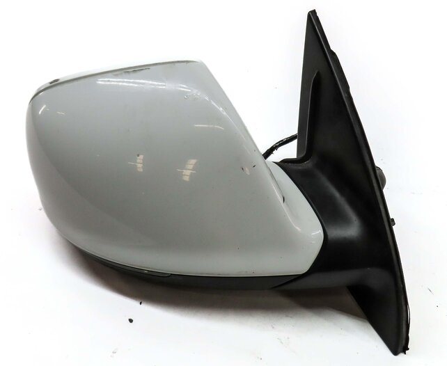 Thumbnail 6: 13-17 AUDI Q7 4L RIGHT DRIVER DOOR MIRROR PFOLD HEAT MEMORY AUTODIM BLIND WHITE