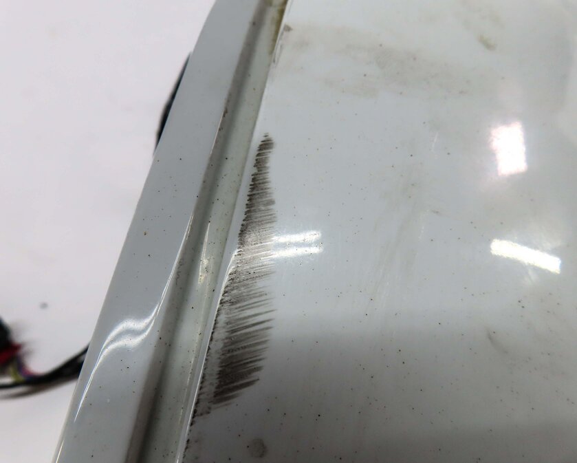 Thumbnail 9: 13-17 AUDI Q7 4L RIGHT DRIVER DOOR MIRROR PFOLD HEAT MEMORY AUTODIM BLIND WHITE