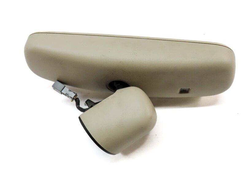 Thumbnail 5: 2010-2015 AUDI Q7 (4L) INTERIOR AUTODIM REAR VIEW MIRROR w/ COMPASS (BEIGE)