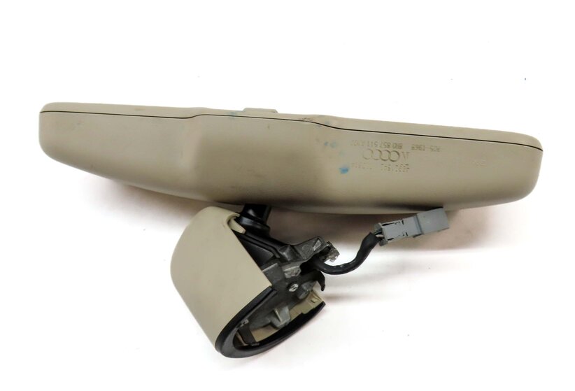 Thumbnail 7: 2010-2015 AUDI Q7 (4L) INTERIOR AUTODIM REAR VIEW MIRROR w/ COMPASS (BEIGE)