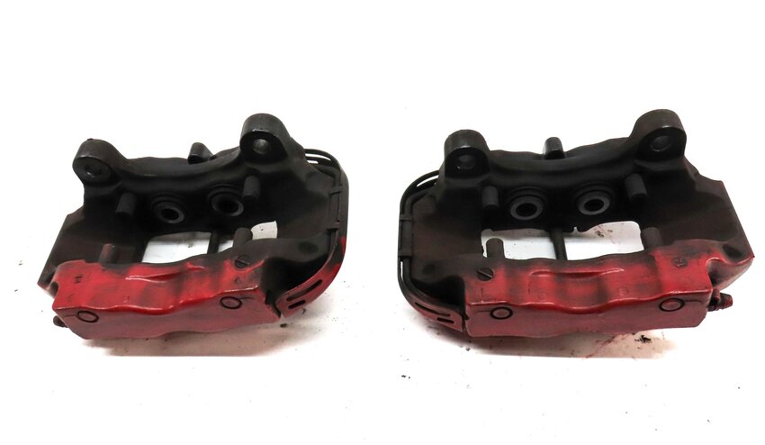 Thumbnail 5: 04-15 VW TOUAREG AUDI Q7 (4L) REAR LEFT & RIGHT DISC BRAKE CALIPER SET-2 BREMBO