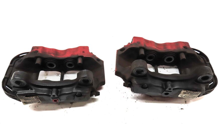 Thumbnail 6: 04-15 VW TOUAREG AUDI Q7 (4L) REAR LEFT & RIGHT DISC BRAKE CALIPER SET-2 BREMBO