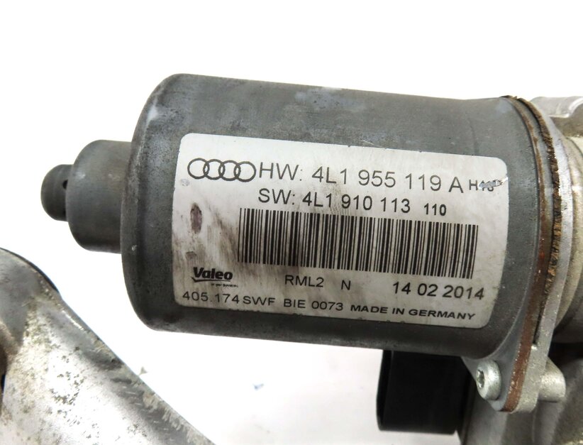 Thumbnail 7: 2007-2015 AUDI Q7 (4L) FRONT WINDSHIELD WIPER MOTOR w/ LINKAGE
