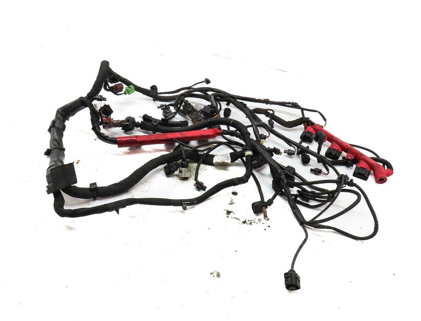 2014 AUDI Q7 (4L) 3.0L SUPERCHARGED ENGINE WIRE WIRING HARNESS 4L0971610DA