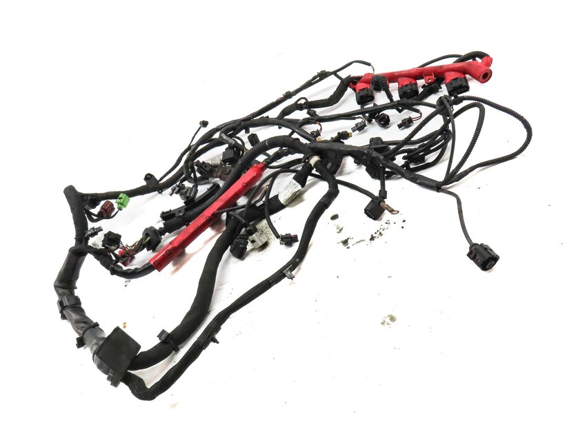 Thumbnail 3: 2014 AUDI Q7 (4L) 3.0L SUPERCHARGED ENGINE WIRE WIRING HARNESS 4L0971610DA