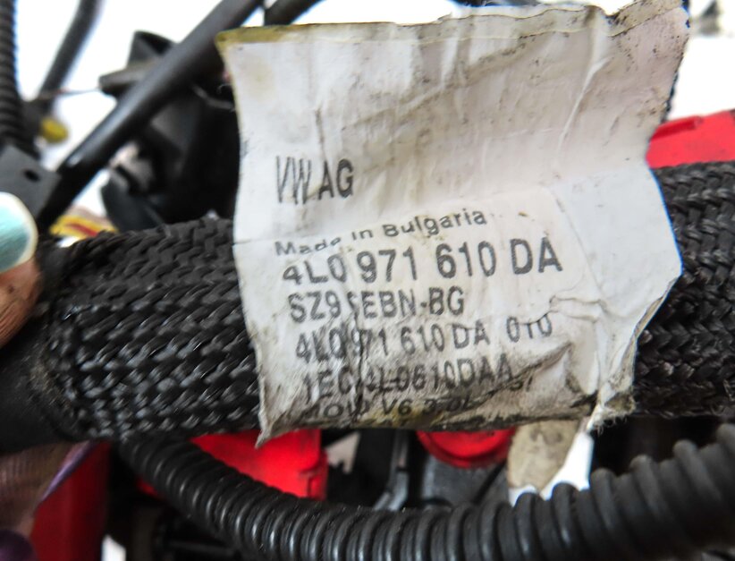 Thumbnail 5: 2014 AUDI Q7 (4L) 3.0L SUPERCHARGED ENGINE WIRE WIRING HARNESS 4L0971610DA