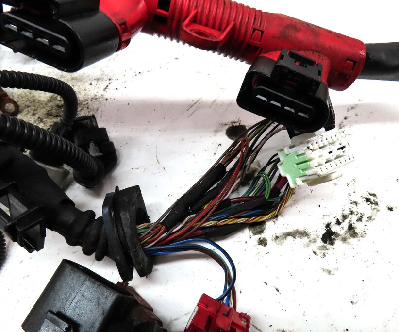 Thumbnail 8: 2014 AUDI Q7 (4L) 3.0L SUPERCHARGED ENGINE WIRE WIRING HARNESS 4L0971610DA
