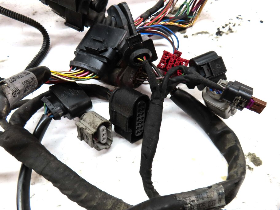 Thumbnail 9: 2014 AUDI Q7 (4L) 3.0L SUPERCHARGED ENGINE WIRE WIRING HARNESS 4L0971610DA