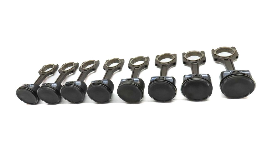 Thumbnail 3: 05-09 LAND ROVER LR3 RANGE ROVER SPORT (L322 L320) 4.4L V8 ENGINE PISTON SET-8