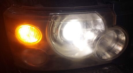 Thumbnail 2: 2006-2009 RANGE ROVER (L322) RIGHT HID XENON ADAPTIVE AFS HEADLIGHT LIGHT LAMP