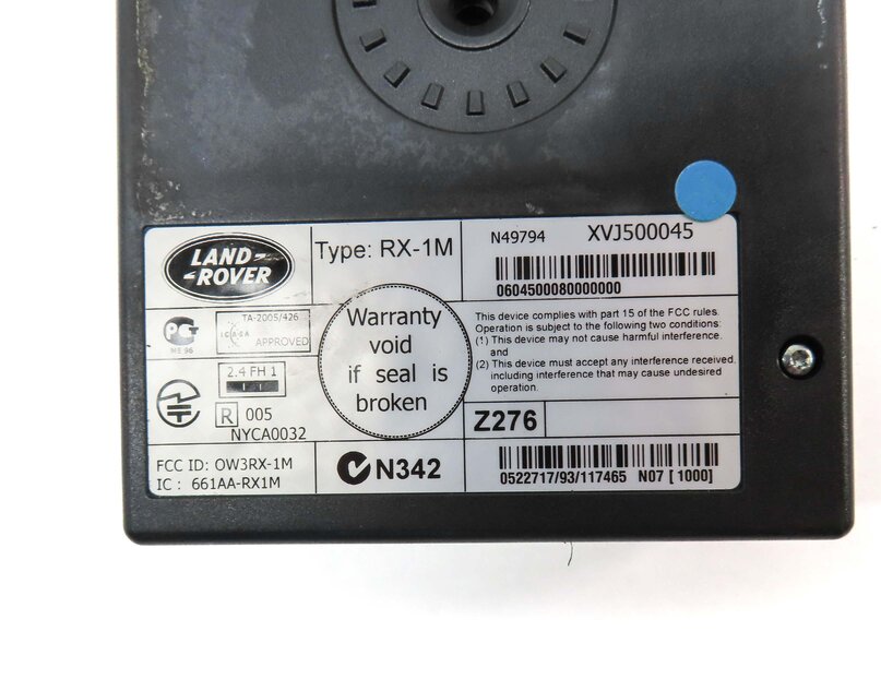 Thumbnail 4: 2006 LAND RANGE ROVER (L322) PHONE BLUETOOTH CONTROL MODULE (NOKIA) XVJ500045