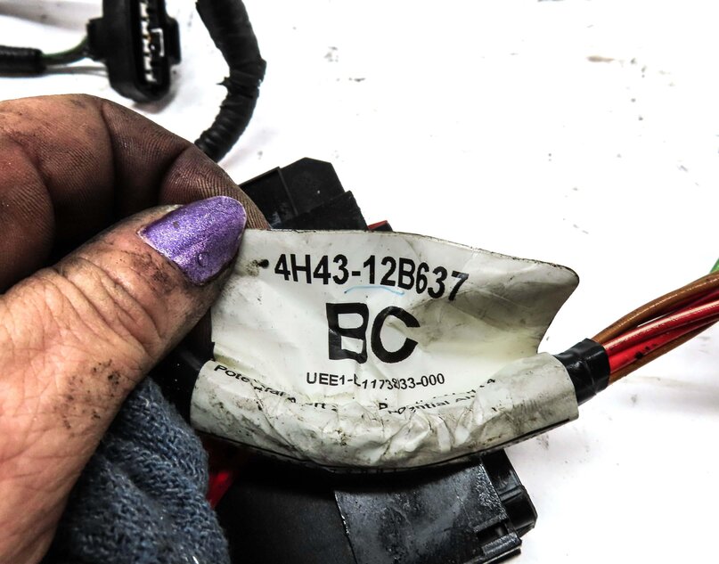 Thumbnail 4: 2006 LAND RANGE ROVER (L322) 4.4L ENGINE WIRE WIRING HARNESS 4H43-12B637-BC